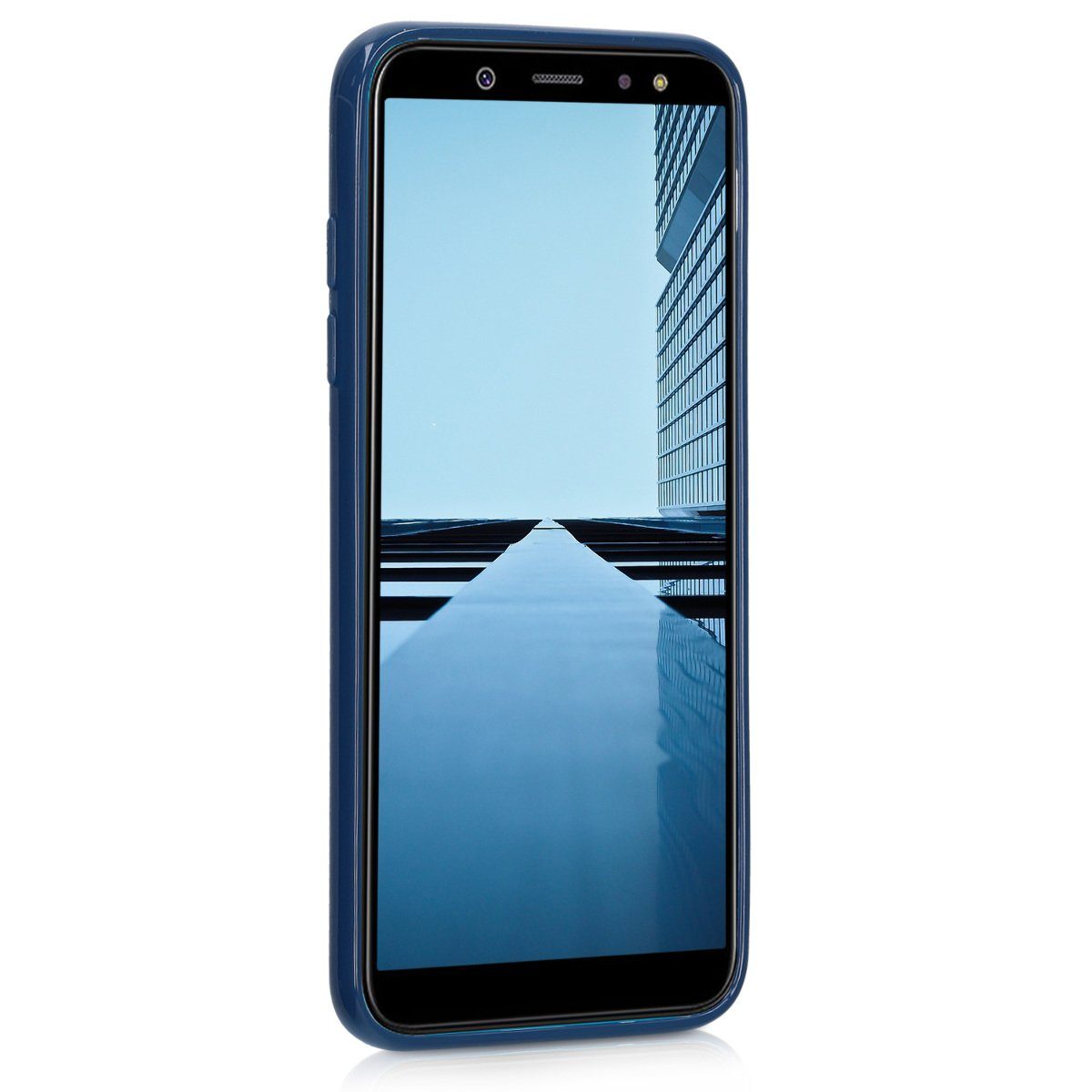 kwmobile Handyhülle Hülle für Samsung Galaxy A6 (2018), Hülle Silikon - Soft Handyhülle - Handy Case Cover