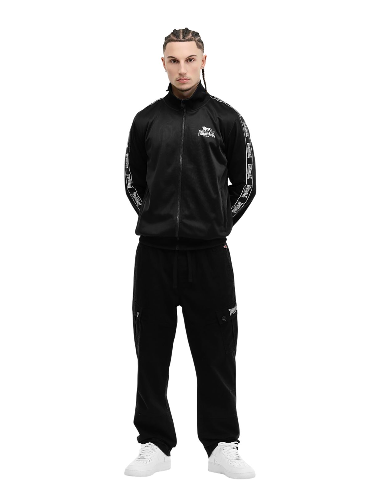Lonsdale Trainingsjacke Morpeth (1-St., kein Set) mit Stehkragen