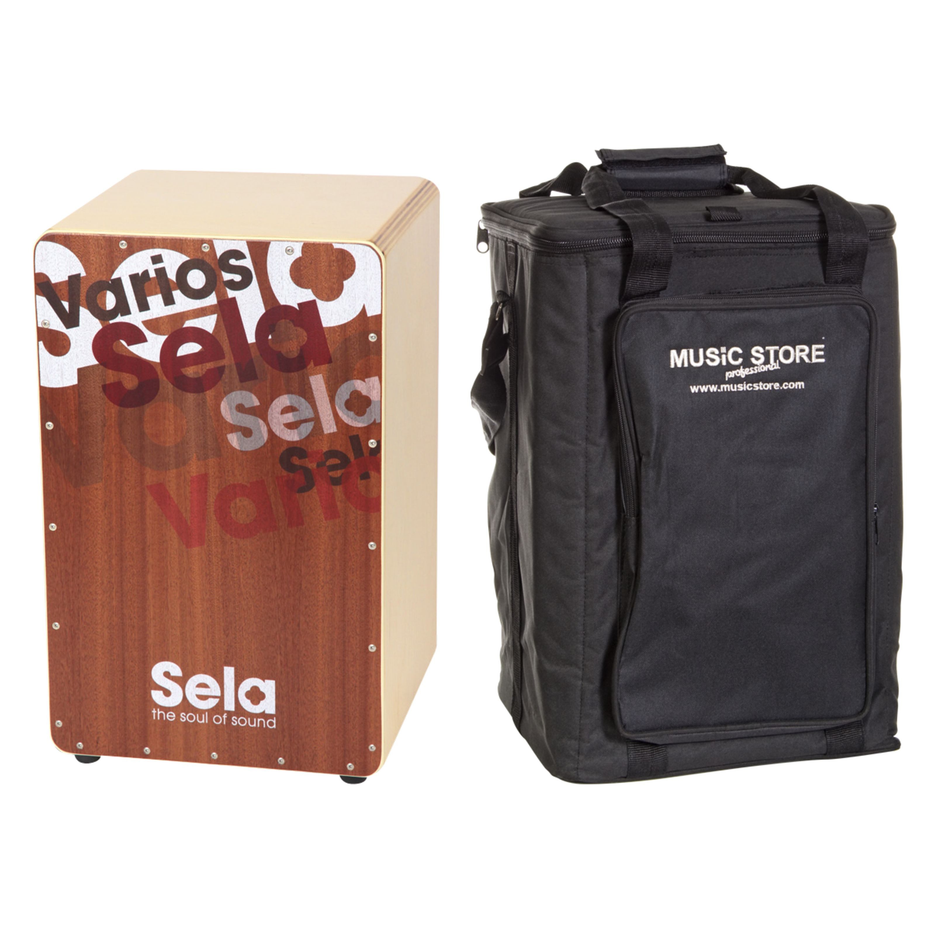 Sela Cajon, Percussion, Кахоны, Varios SE 013 + Bag - Cajon-Set