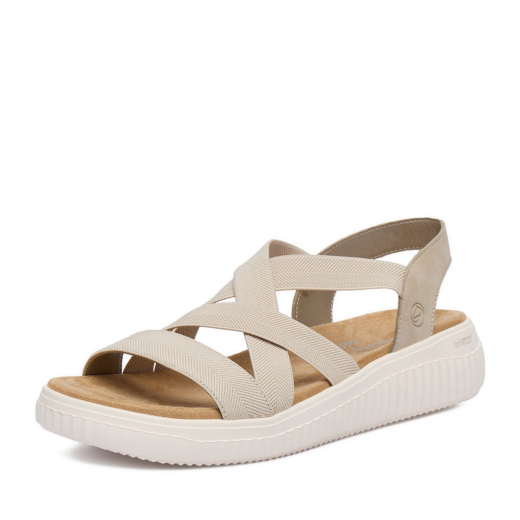 Remonte Remonte Damen-Sandalen Beige Sandale
