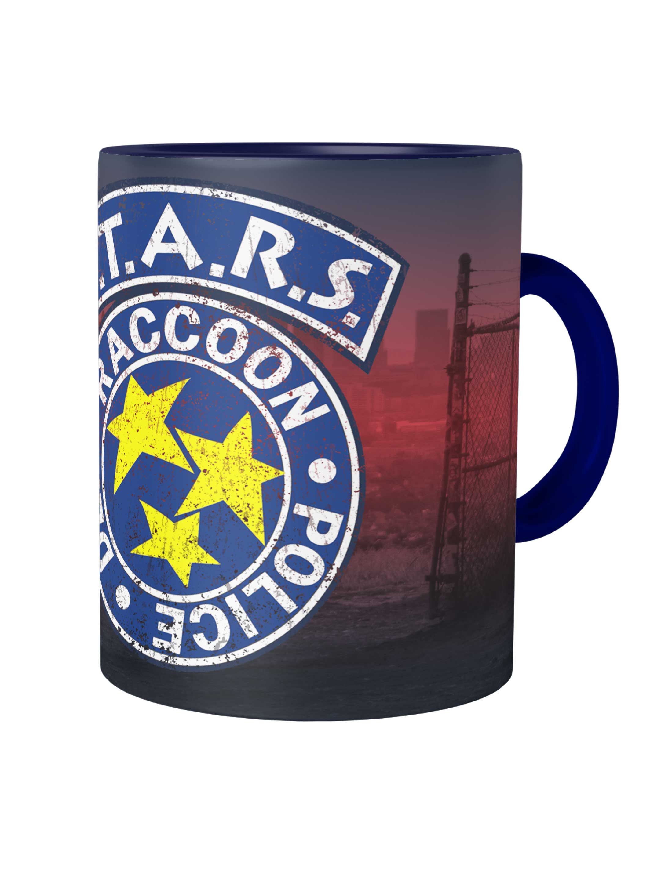 Urban Backwoods Tasse Vintage S.T.A.R.S. Logo Kaffeetasse Resident Raccoon City Evil Police, 1-tlg., Keramik, Dept Nerd Horror