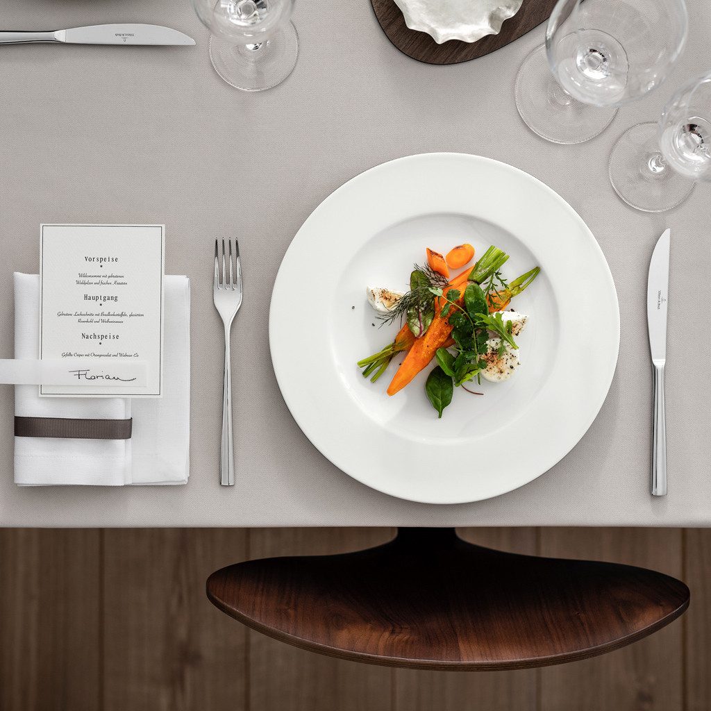Villeroy & Boch Besteck-Set Piemont Tafelbesteck 4-teilig (4-tlg), 1 Personen, Edelstahl, Edelstahl, 4 Stck, spülmaschinenfest