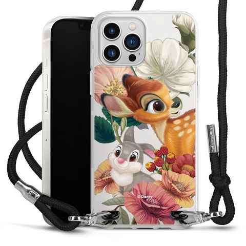 DeinDesign Handyhülle Bambi Klopfer Disney Bambi, Klopfer transparent, Apple iPhone 13 Pro Max Handykette Hülle mit Band Case zum Umhängen