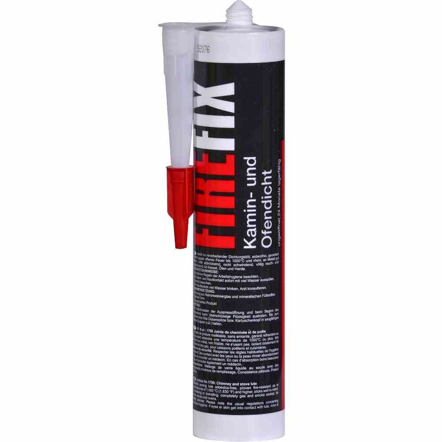 Firefix Dichtstoff Kamin- und Ofendicht 310ml Kartusche Kaminzubehör Ofenzubehör NEU TOP
