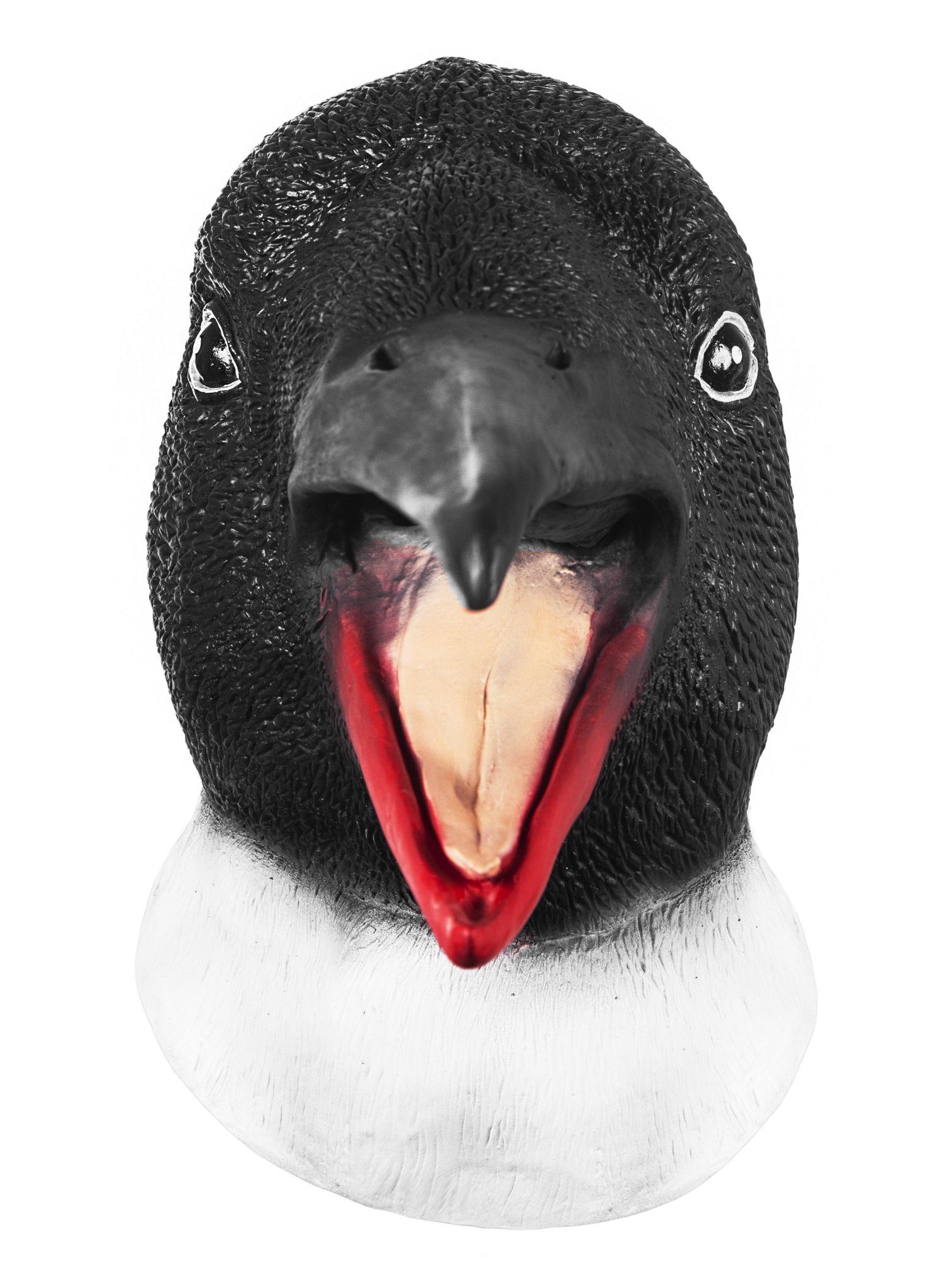 Metamorph Verkleidungsmaske Pinguin, Realistisch gestaltete Vollmaske