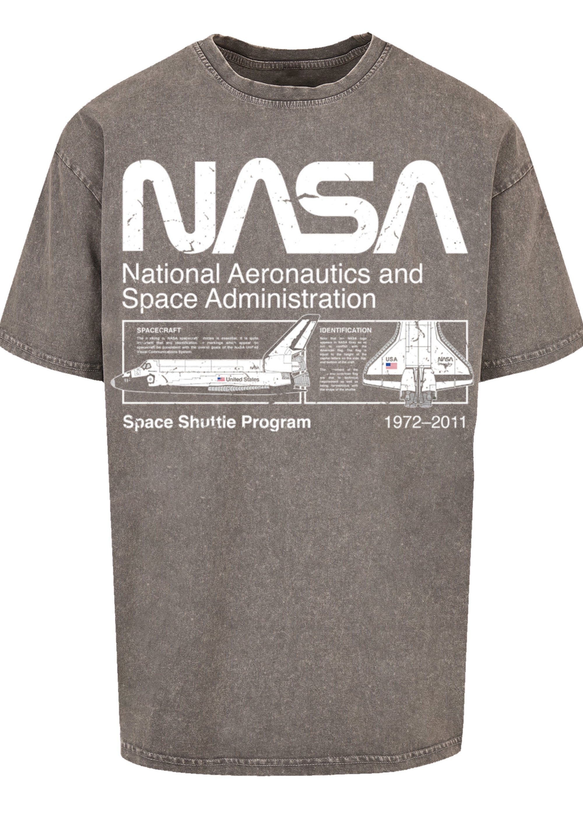 Classic T-Shirt Space Asphalt Shuttle Print F4NT4STIC