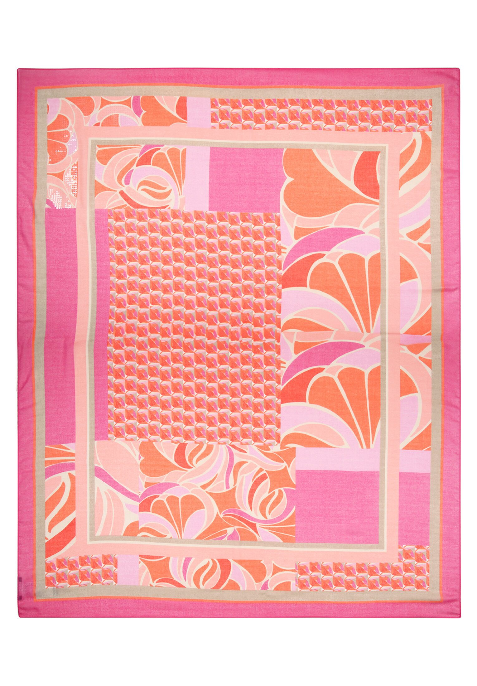 Betty Barclay Modetuch Damen mit Aufdruck, Pailletten