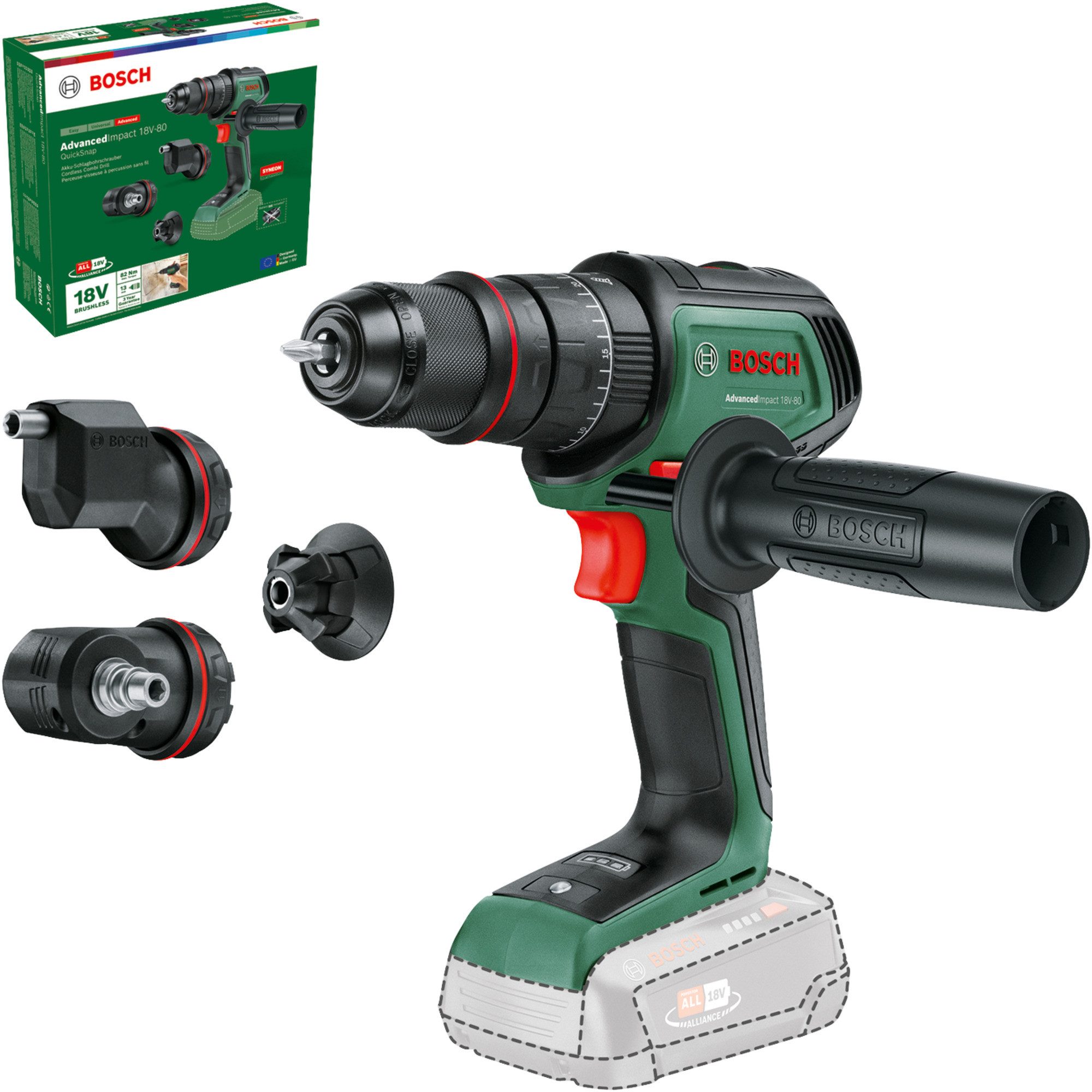 Bosch Professional Bohrmaschine Bosch Heimwerken & Garten Akku-Schlagbohrschrauber
