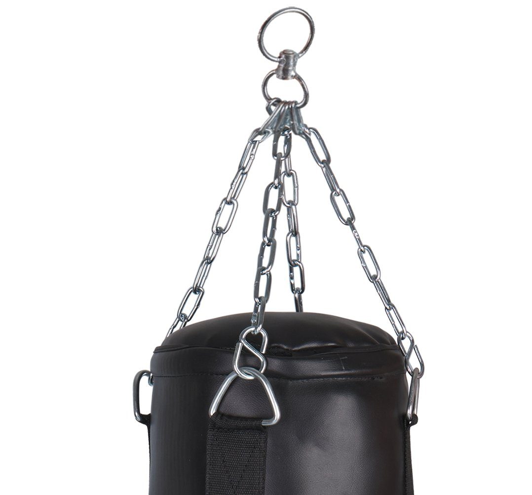 BAY-Sports Boxsack Boxset für Kinder gefüllt Box-Set Sandsack + Boxhandschuhe Kids Junior (4 Teile, 3 Teile), Fix und Fertig - Kickboxen Boxen MMA Krav Maga Karate Taekwondo