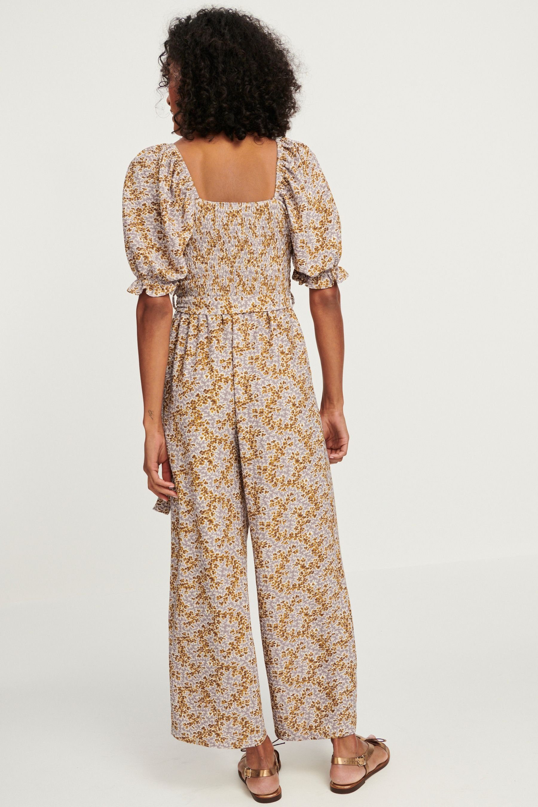 Next Jumpsuit Kurzärmliger geknoteter Overall – günstig online kaufen