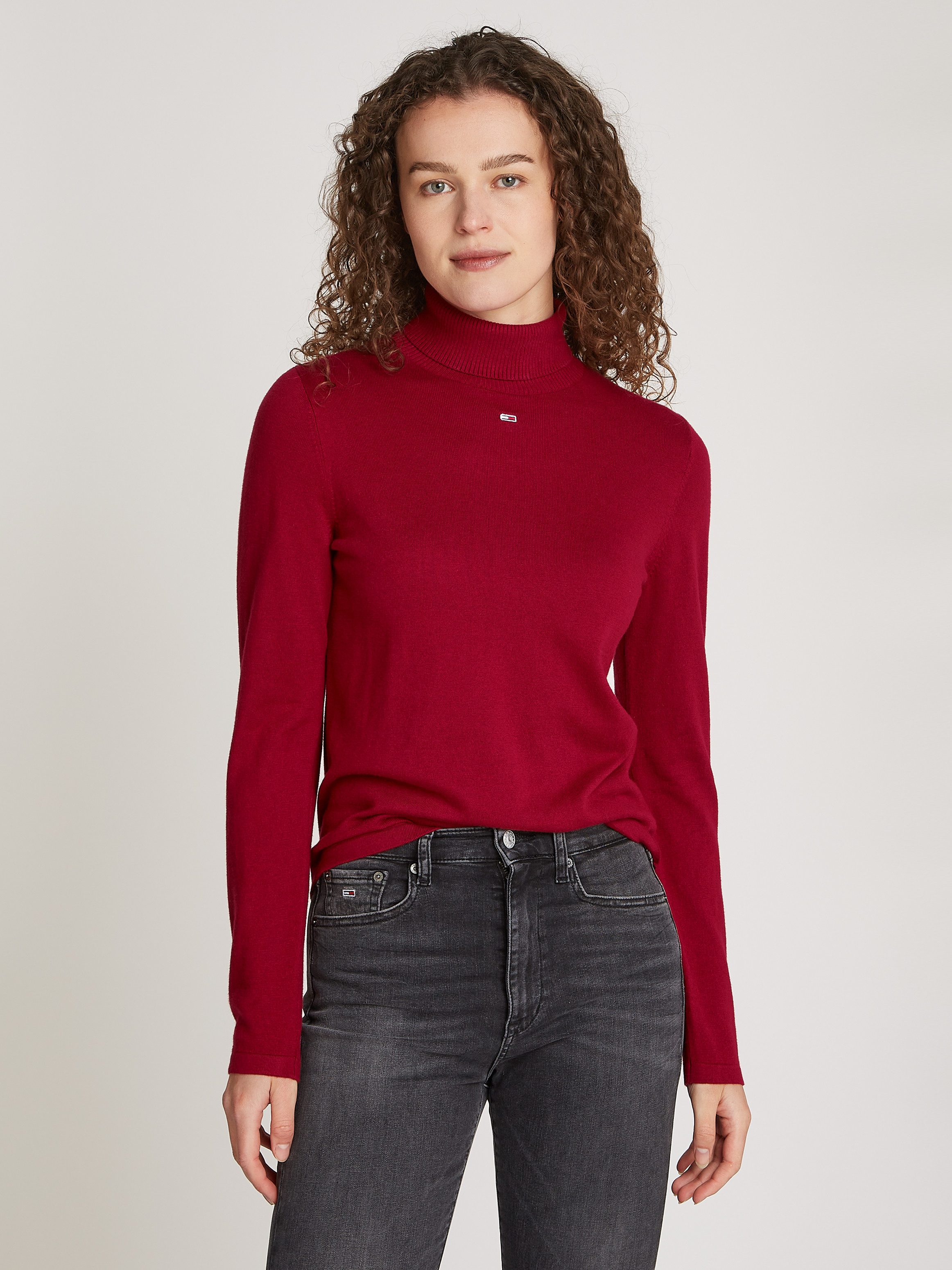 Tommy Jeans Curve Rollkragenpullover TJW ESSENTIAL günstig online kaufen