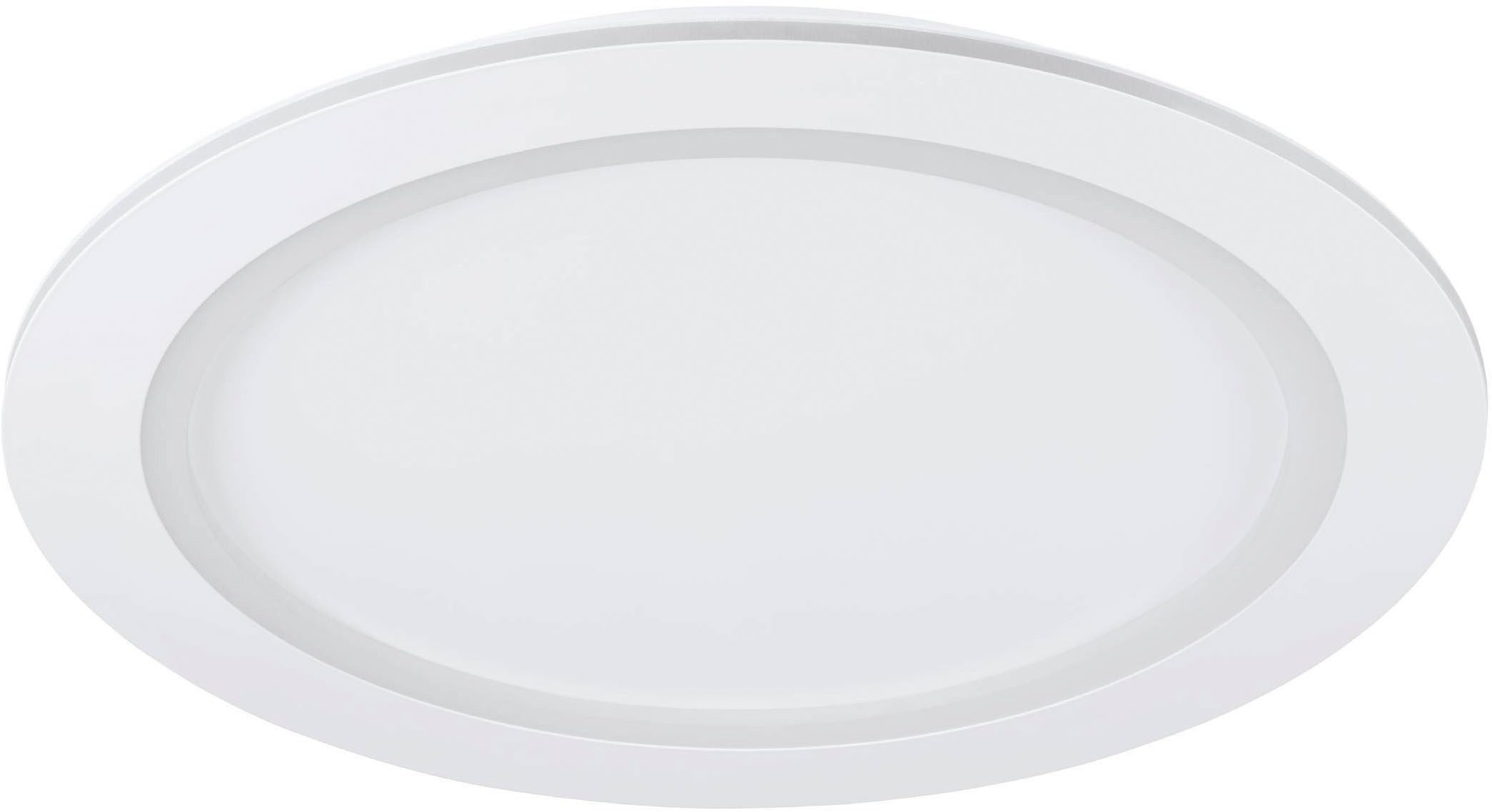 EGLO Deckenleuchte Padrogiano-Z Deckenlampe, ZigBee 3.0, App und Sprachsteuerung, Lampe, Bluetooth, Dimmfunktion, Farbwechsel, Nachtlichtfunktion, RGB, mehrere Helligkeitsstufen, LED fest integriert, Kaltweiß, RGB, ZigBee, App und Sprachsteuerung Alexa, RGB Rahmen, dimmbar, Ø 60 cm