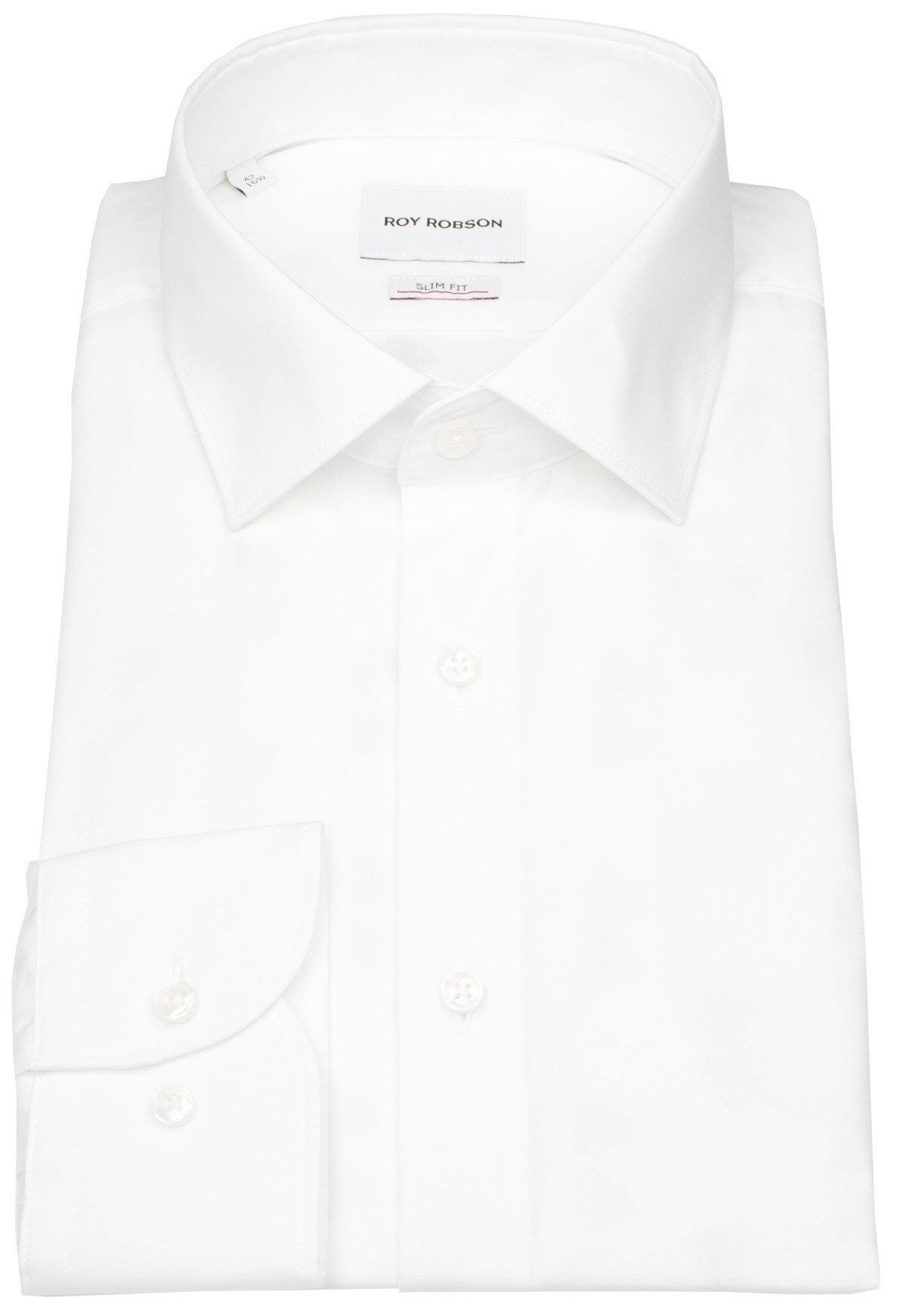 Roy Robson Businesshemd stark tailliert bügelfrei Kentkragen