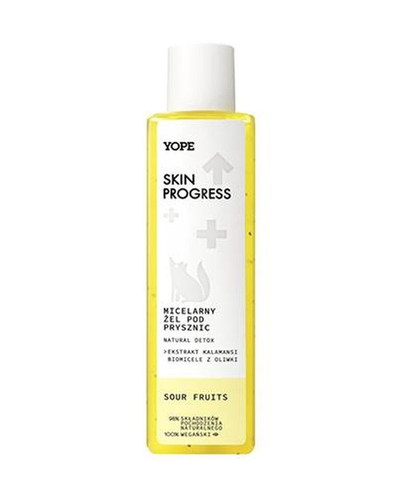 YOPE Duschgel Progress Natural Micellar Duschgel Saure Früchte 200 ml