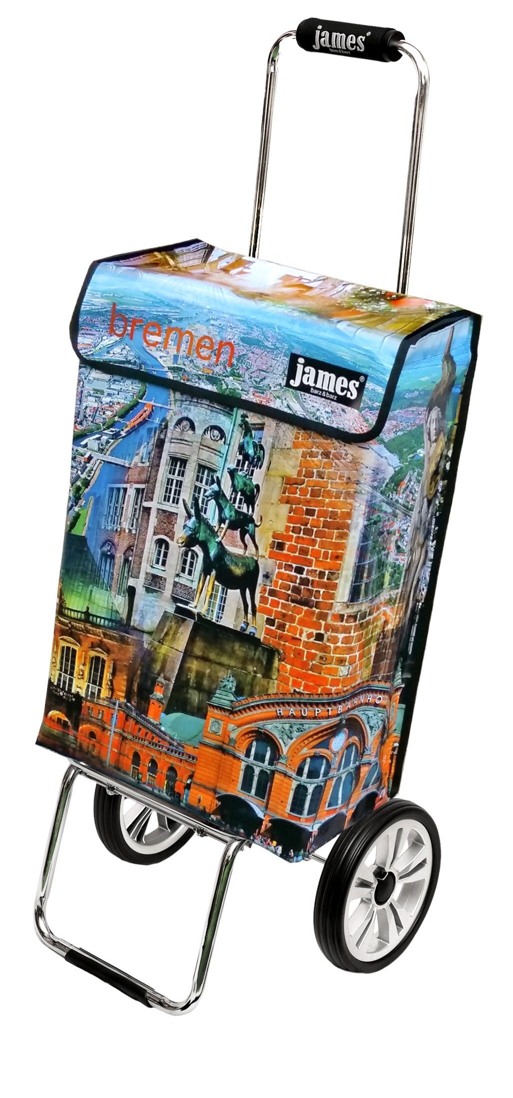 james Einkaufstrolley Design BREMEN deluxe, Einkaufsbegleiter, sehr robust, Handmade in Austria