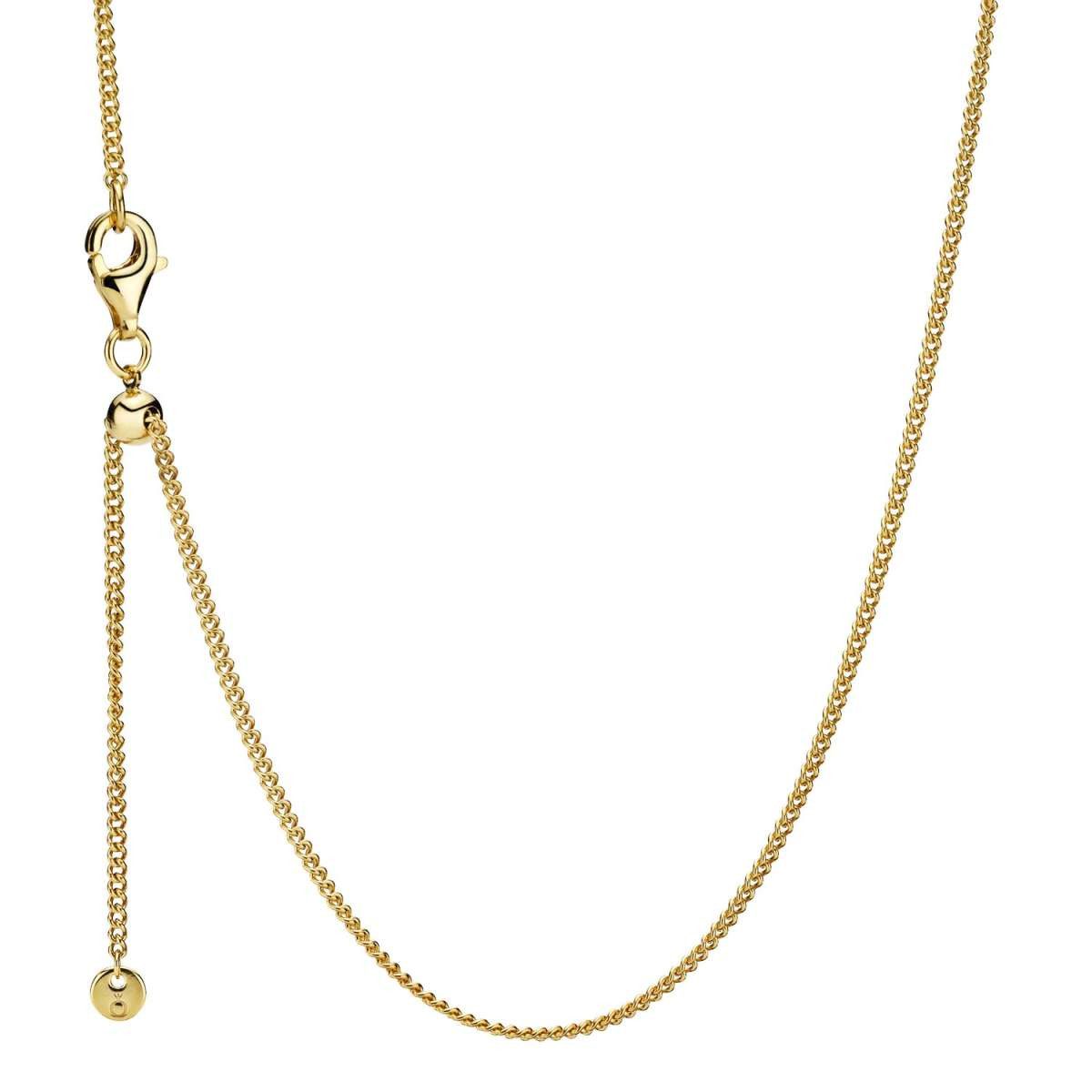 Pandora Panzerkette 368638C00-60, für Damen Goldfarben