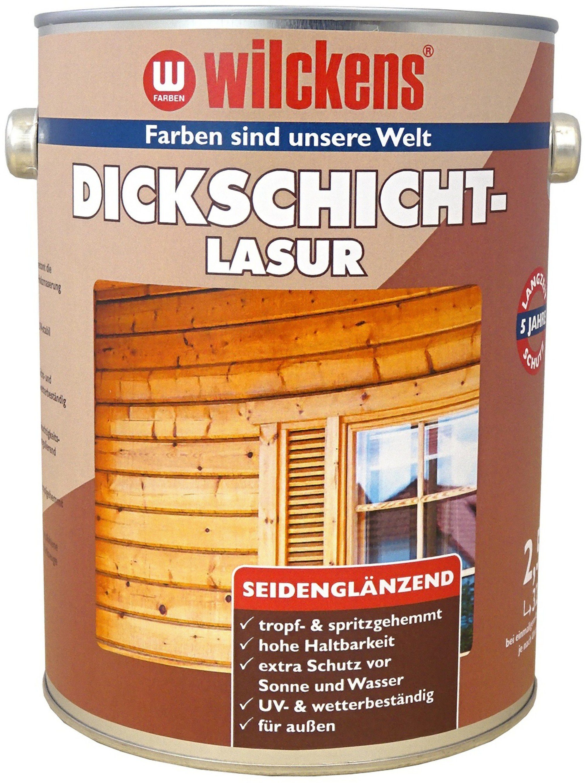Wilckens Farben Holzschutzlasur, L Palisander Dickschichtlasur 2,5