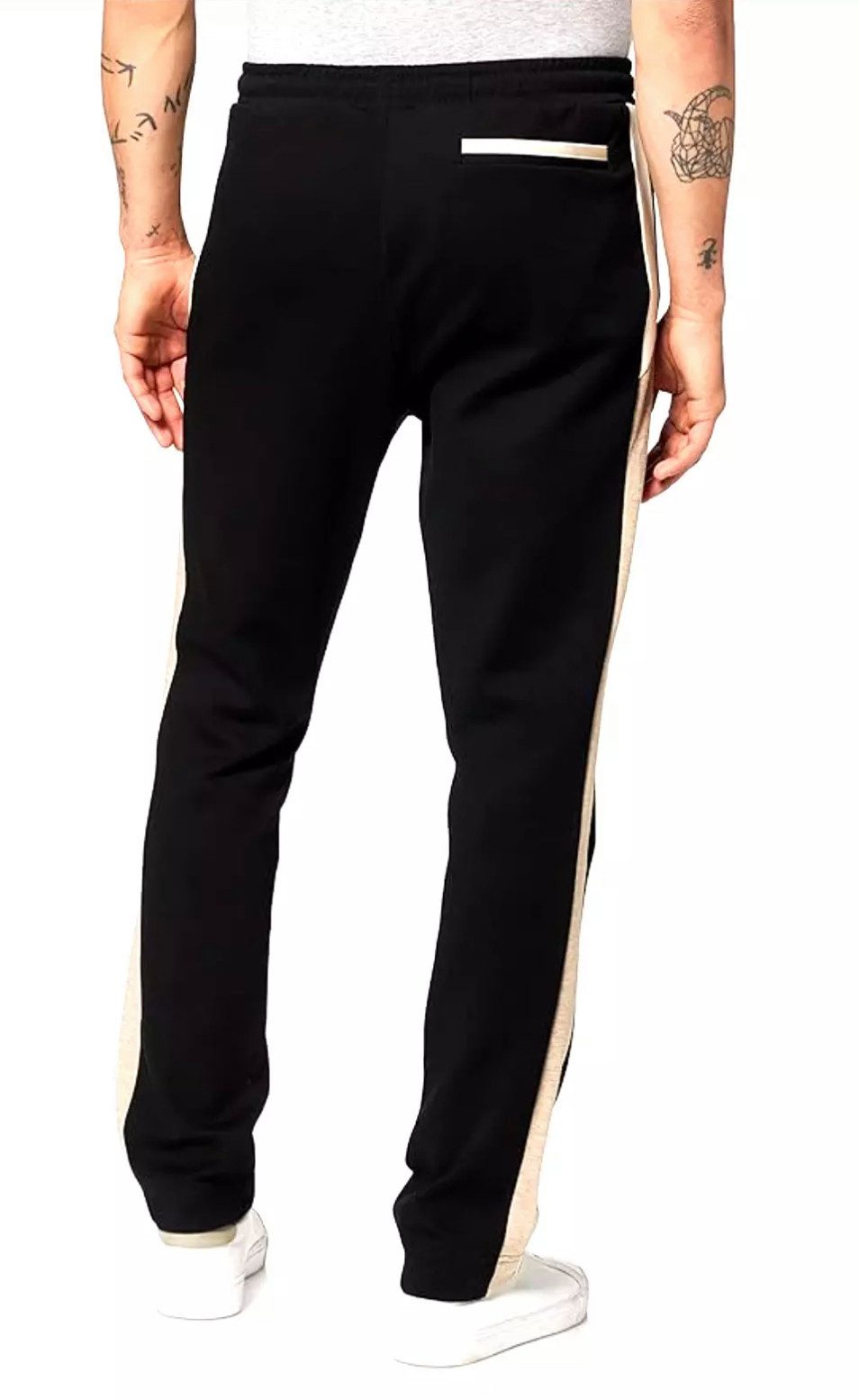 BOSS Jogginghose Sweat-Pants Lounge Hose Verstellbarer Kordelzug, Zwei Fronttaschen, eine Gesäßtasche