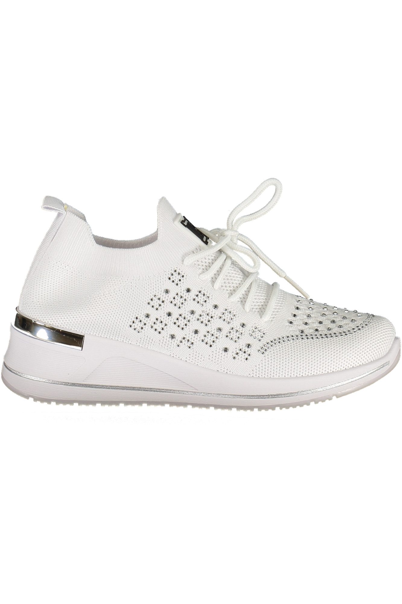 Laura Biagiotti Sneaker Damen-Sportschuh Weiß: Bequem, Stilvoll mit Strass