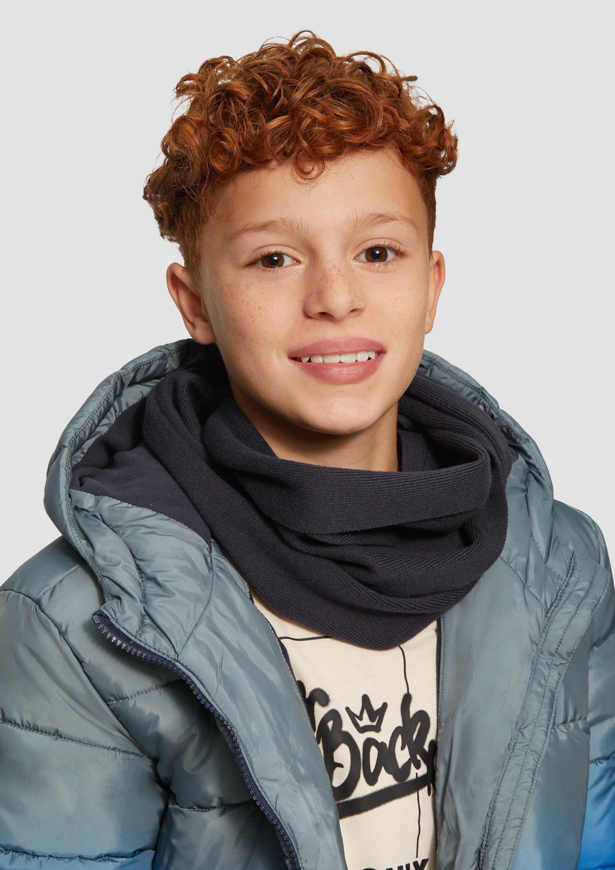 s.Oliver Loop Snood, Loop-Schal aus Feinstrick