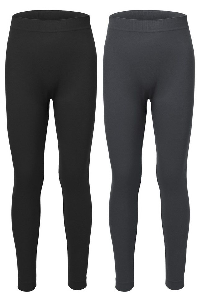 Ladeheid Funktionsunterhose 2er Pack Lange Unterhosen Kinder Jungen für Winter Sport LA40-259 (1-St)