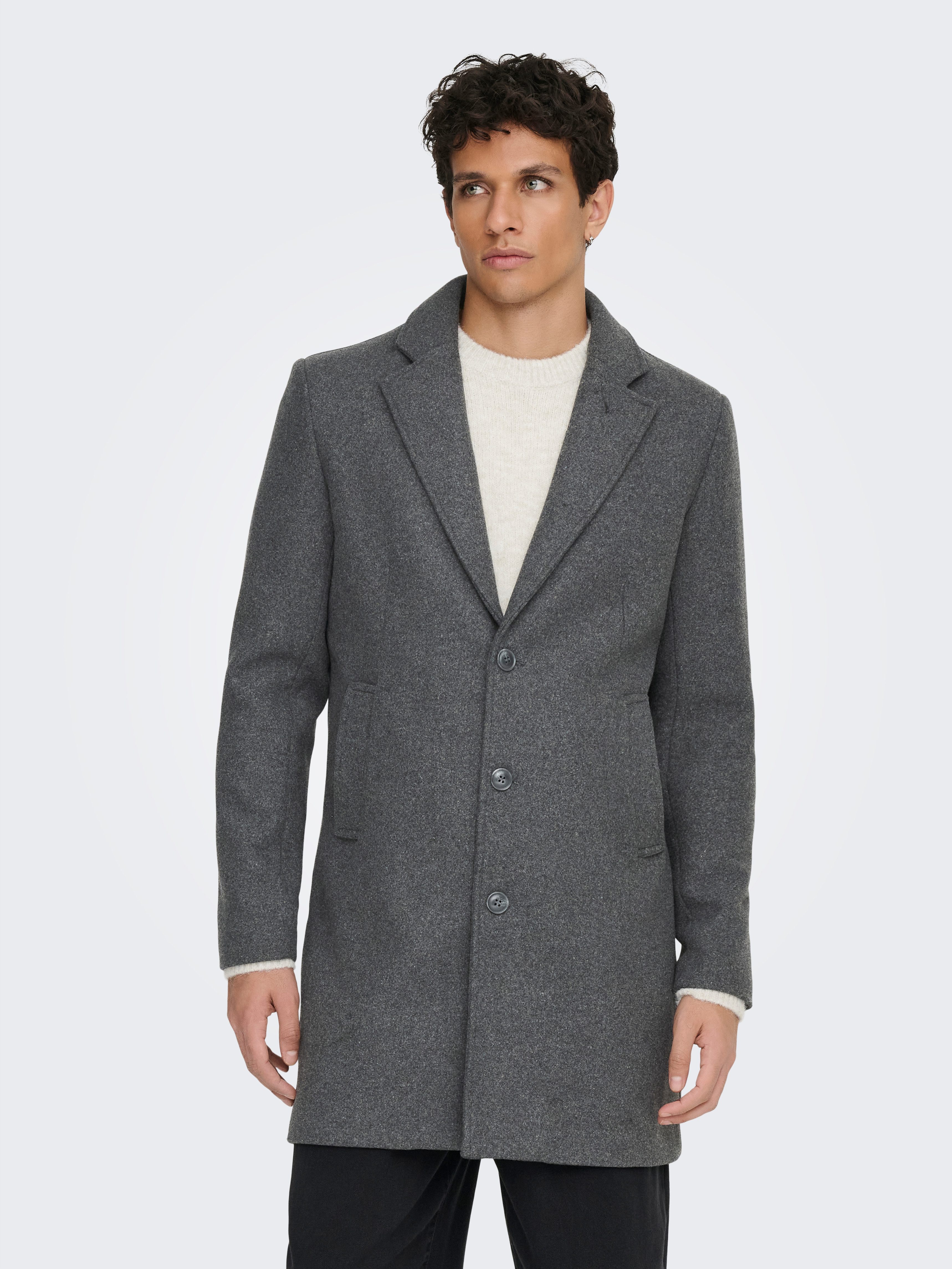 ONLY & SONS Langmantel ONSMATTHEW WOOL COAT OTW NOOS mit Wolle günstig online kaufen