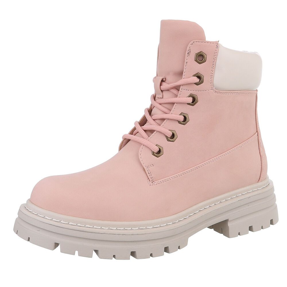 Ital-Design Damen Schnürschuhe Freizeit Stiefelette (87740331) Blockabsatz günstig online kaufen