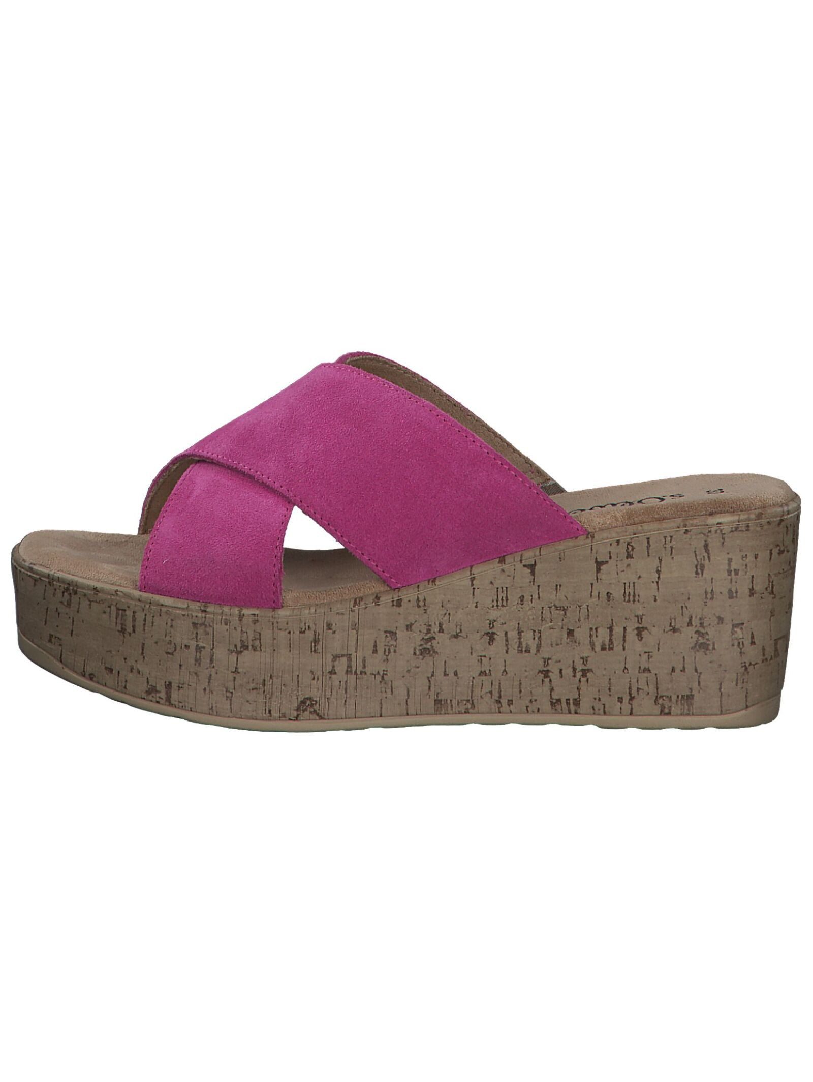 s.Oliver Pantoletten Veloursleder Pantolette günstig online kaufen