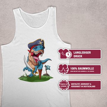 Shirtracer Tanktop T-Rex Dino Pirat Dinosaurier-Piratenabenteuer mit TRex Piraten-TRex Dinosaurier Dino