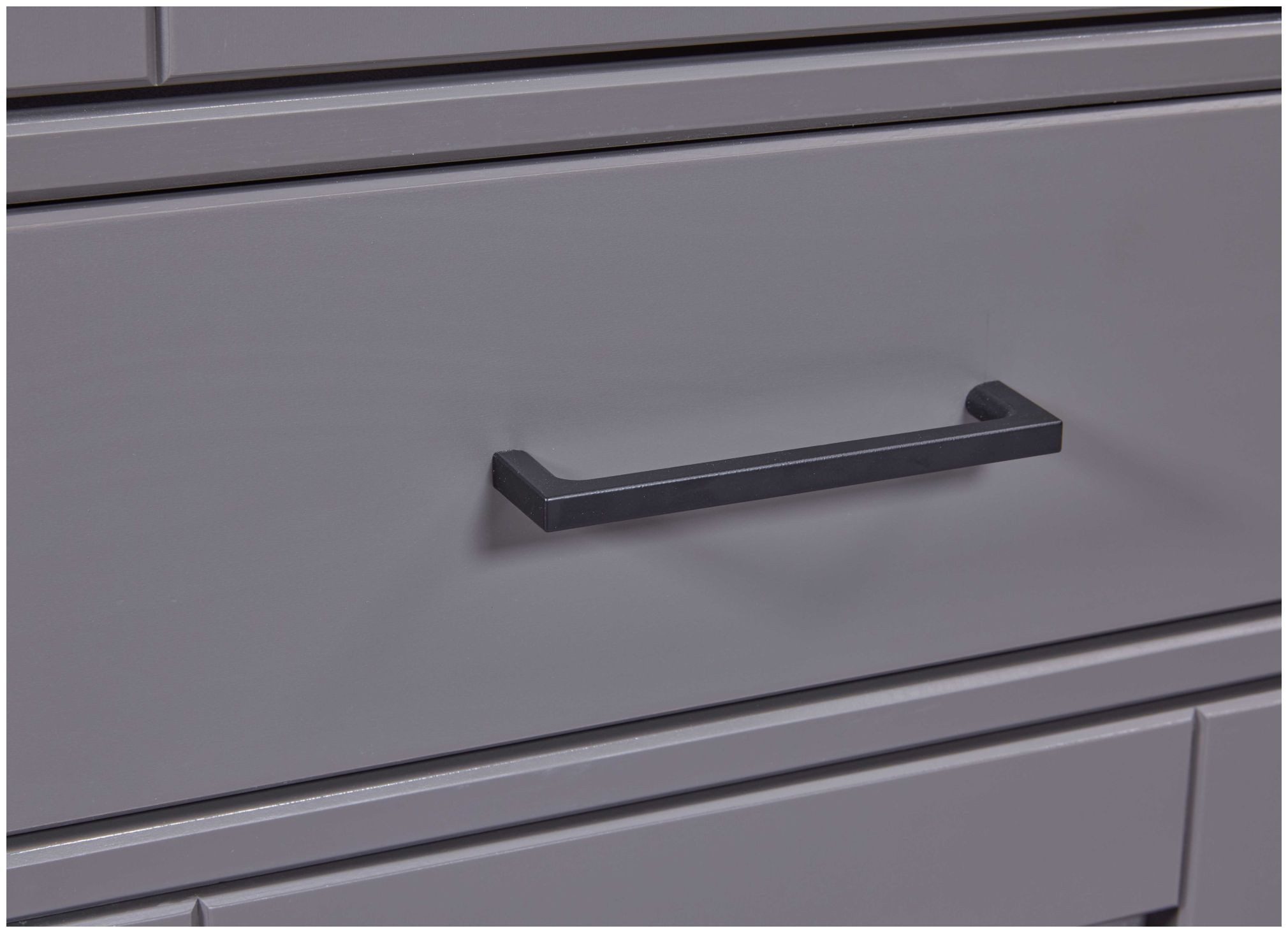 FURNARO Standvitrine Buffet, Landhaus, Massivholz, 90 x 38,4 x 190 cm günstig online kaufen