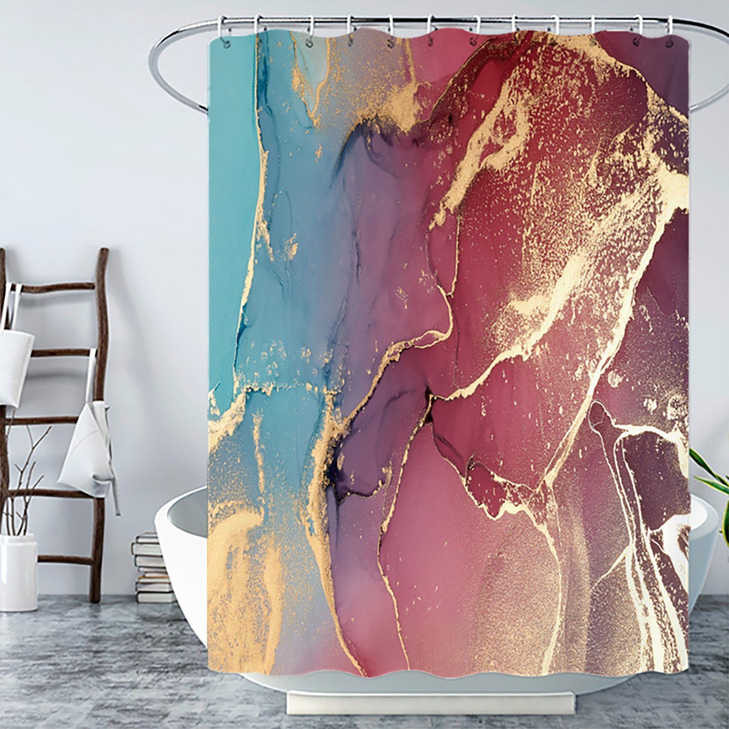 BYSURE Duschvorhang Breite 150 cm, Digitaldruck günstig online kaufen