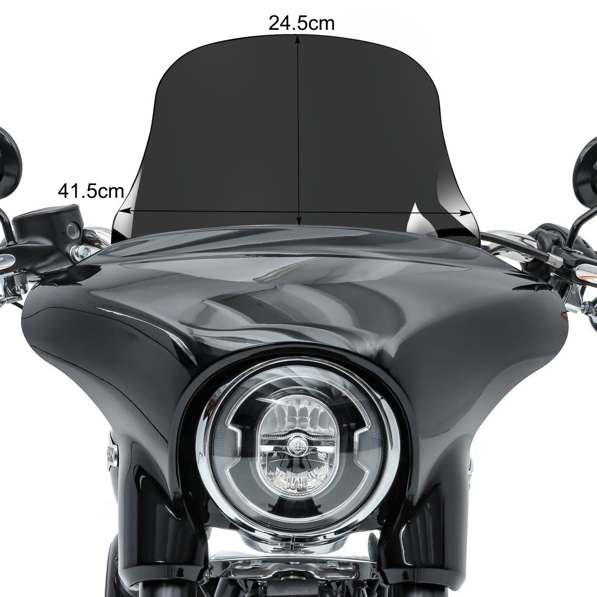 Craftride Motorradhelm-Visier Set Motorrad Windschutz L, Koffer Innentasche für Harley Davidson Spor