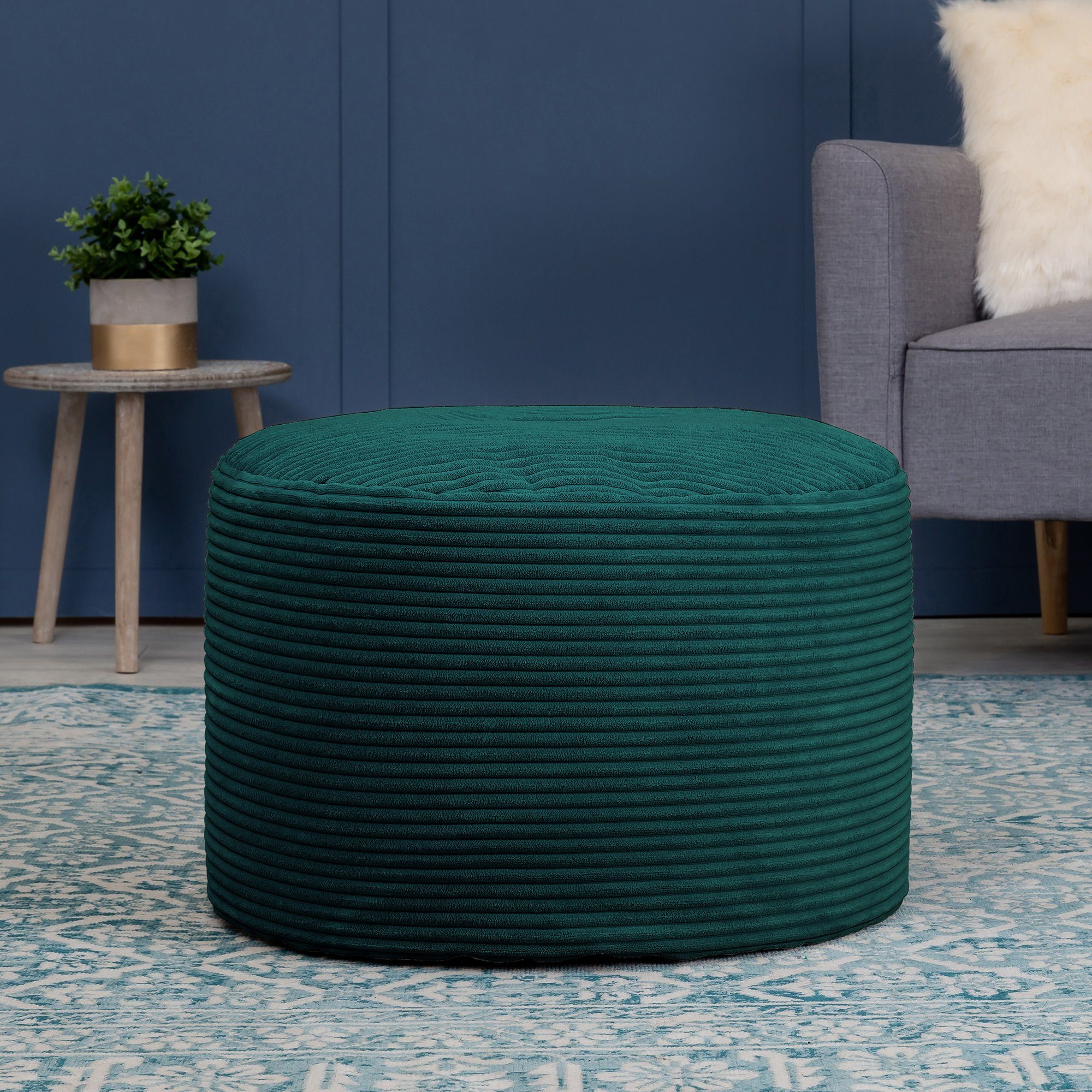 icon Pouf Sitzpouf XL aus Cord günstig online kaufen