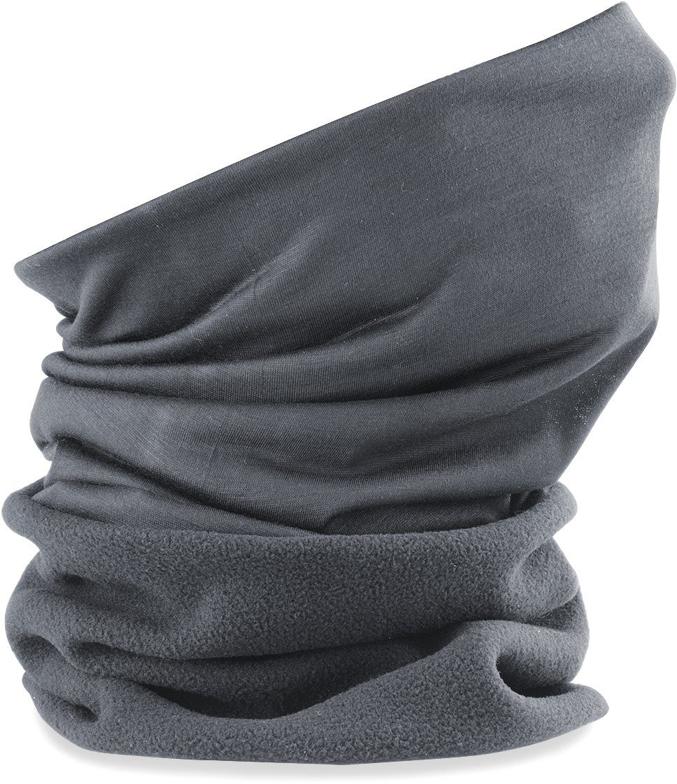 cm Suprafleece® Halstuch Schal Schlauchschal 74x25 Multifunktionstuch Morf® Graphite Grey Beechfield® CB920