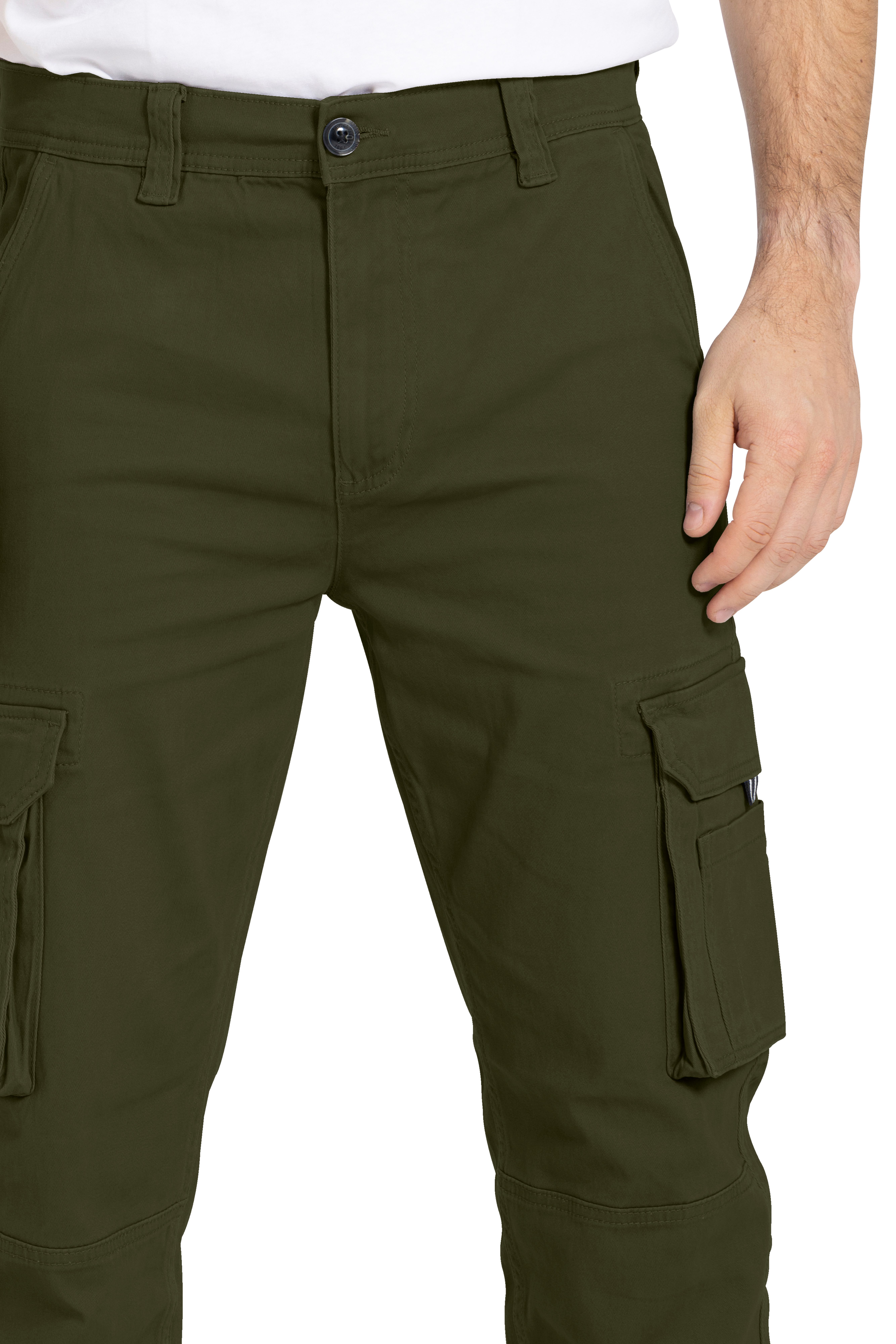 BlauerHafen Cargohose Herren Cargo Hose Arbeitshose Schwerlast Tactical mit 12 Taschen Chino – Bild 4 von 5