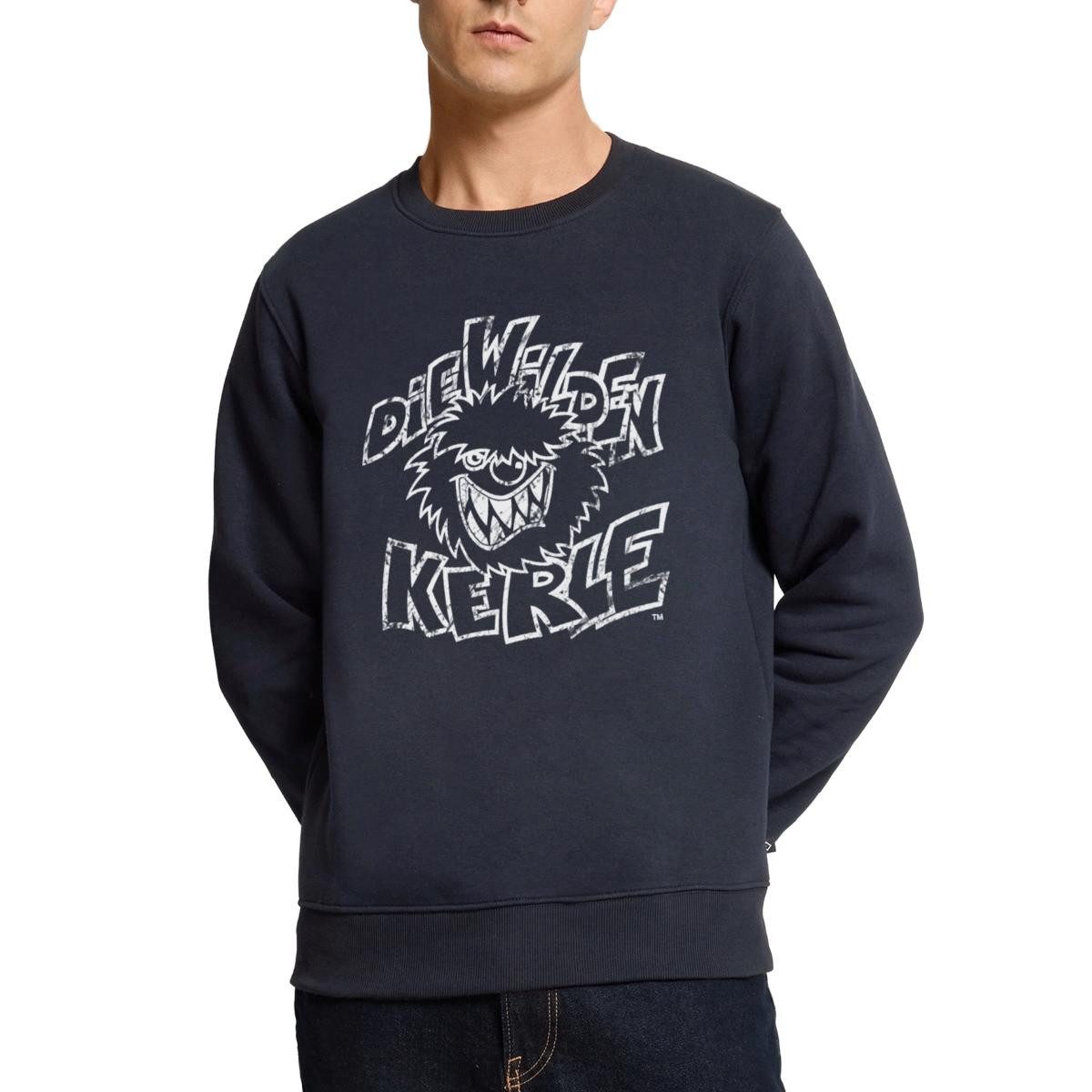Spreadshirt Sweatshirt Die Wilden Kerle Used Look Herren Premium Pullover (1-tlg)