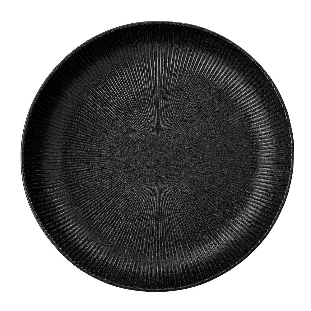 Bloomingville Servierschale Neri Serving Bowl, Black, Stoneware