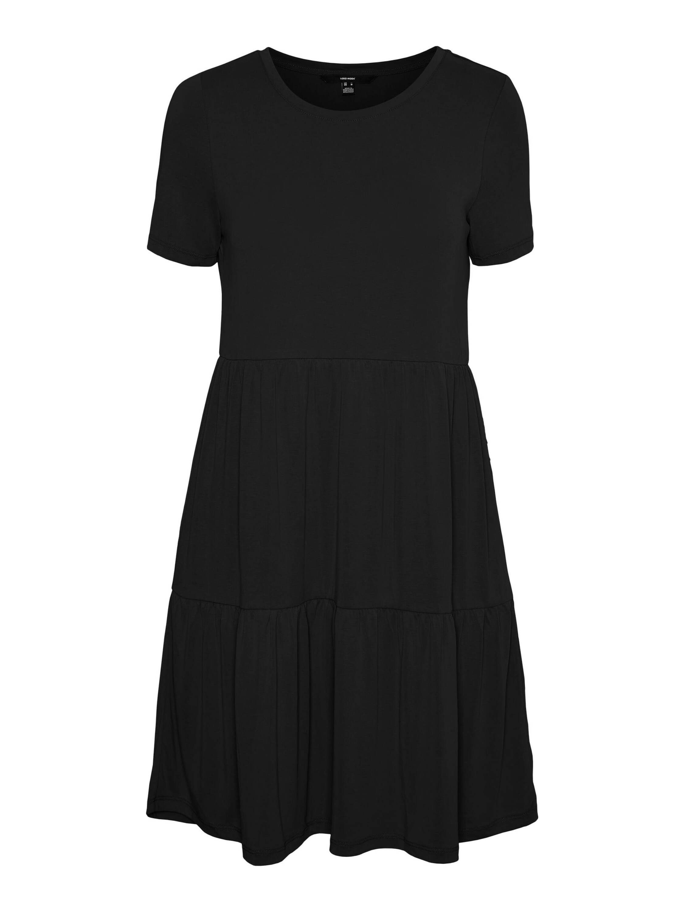 Vero Moda Jerseykleid Volant, Weiteres (1-tlg) Drapiert/gerafft, Detail Filli