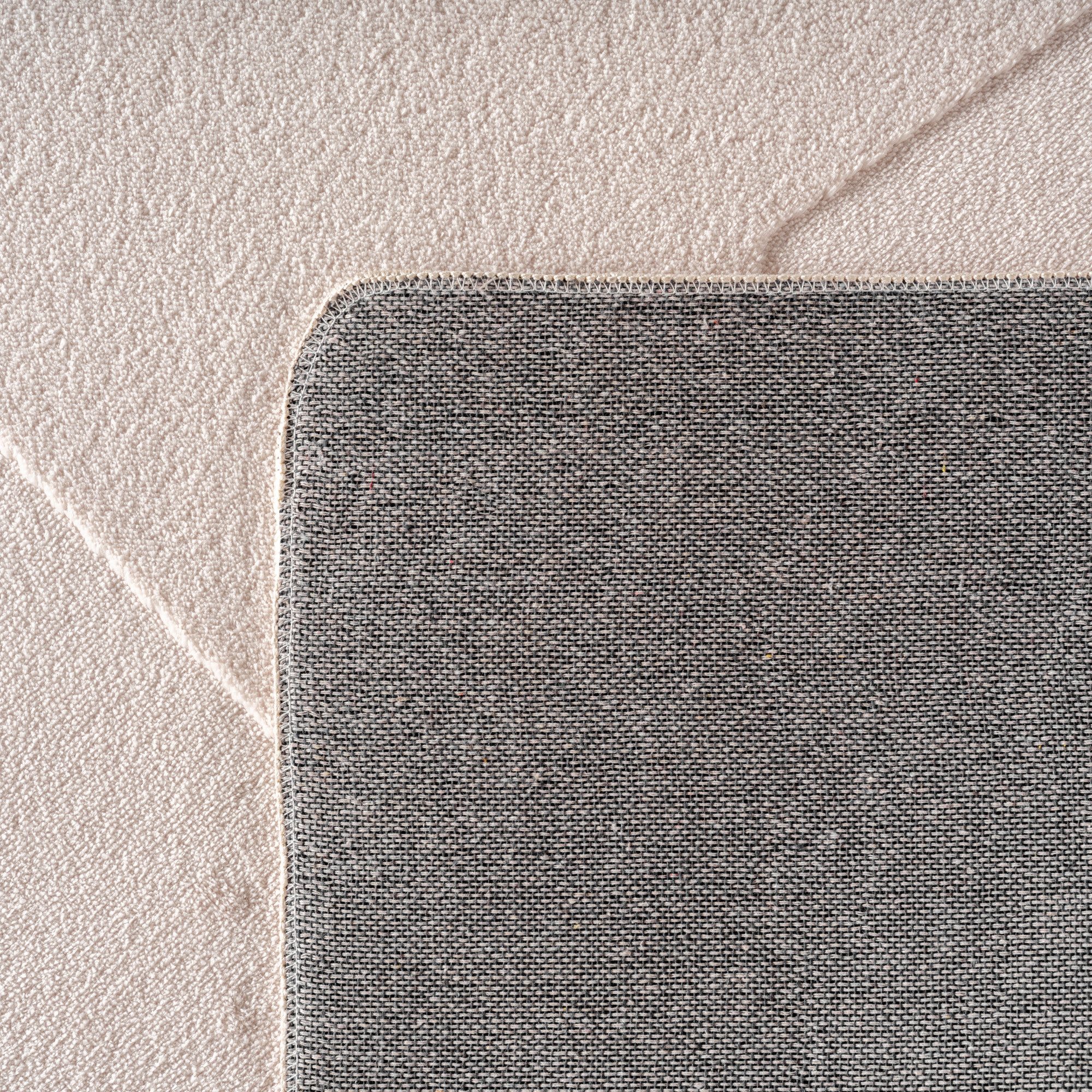 Jimri Teppich COSY - Skandinavischer Boho Geometrisch Modernerteppich Unifarben, Rechteckig, Höhe: 12 mm, Hoch-Tief-Effekt, Kurzflor – Bild 5 von 5