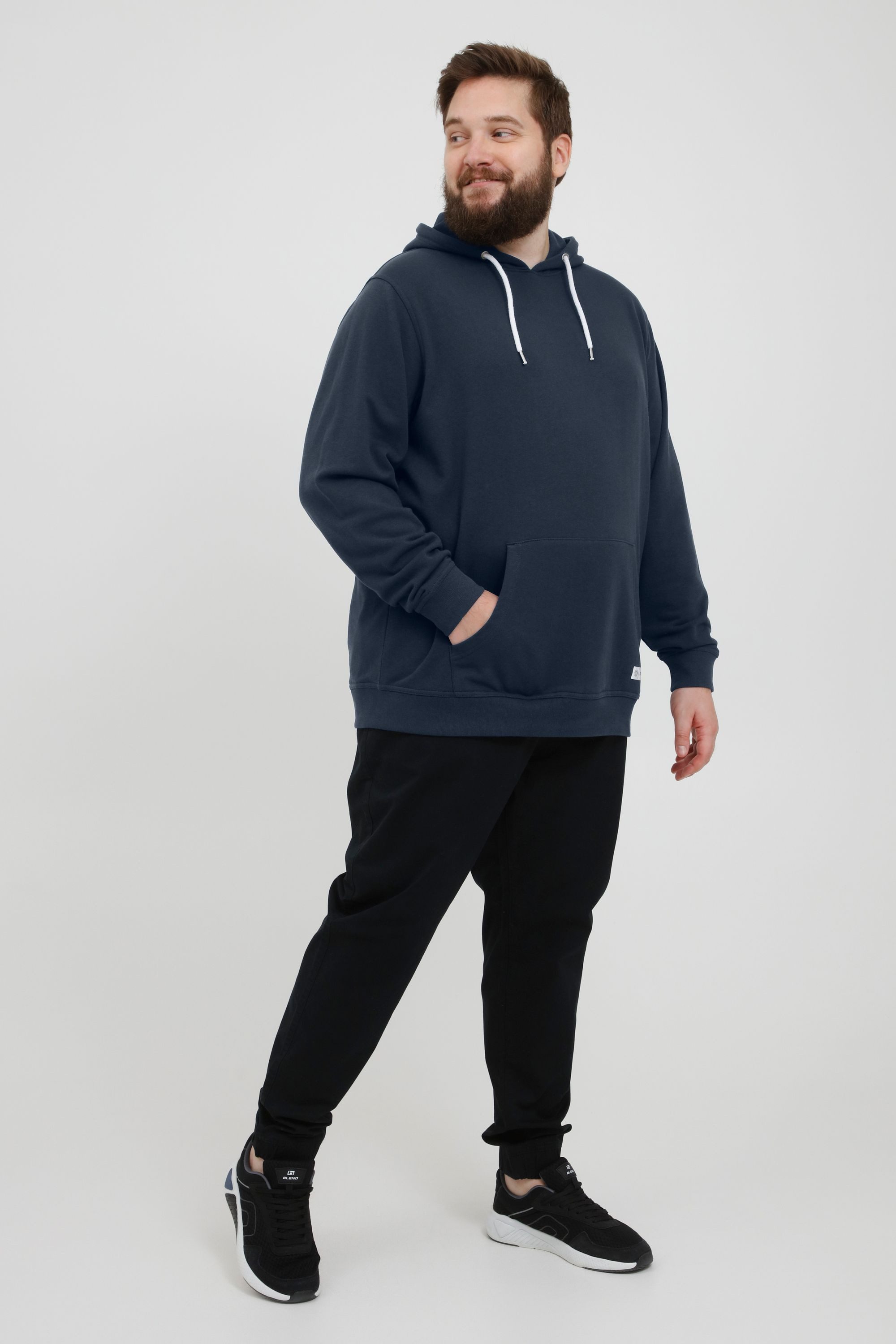 !Solid Hoodie SDTammo Big & Tall Basic Sweatshirt mit Kapuze in großen Größ günstig online kaufen
