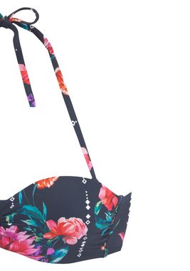 Sunseeker Bügel-Bandeau-Bikini-Top Modern, mit Blumenprint
