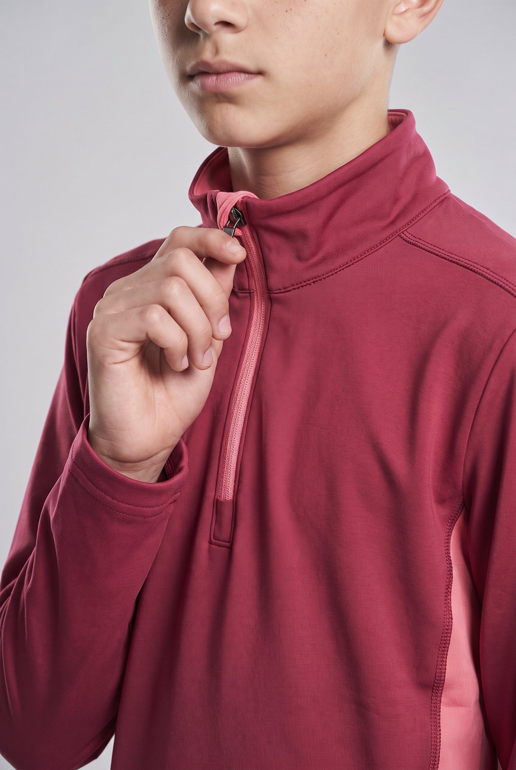 Icepeak Fleecepullover ICEPEAK FLEMINTON JR für Kinder und Jugendliche, mit Reißverschluss vorn, pflegeleicht – Bild 4 von 5