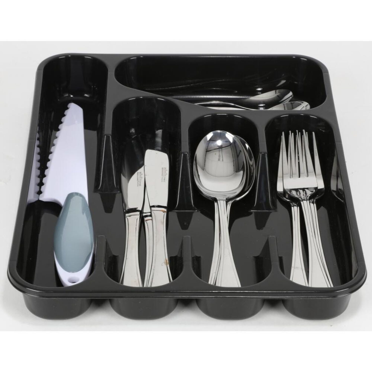 BURI Besteckkasten Besteckkasten schwarz Besteckeinteiler Besteckbox günstig online kaufen