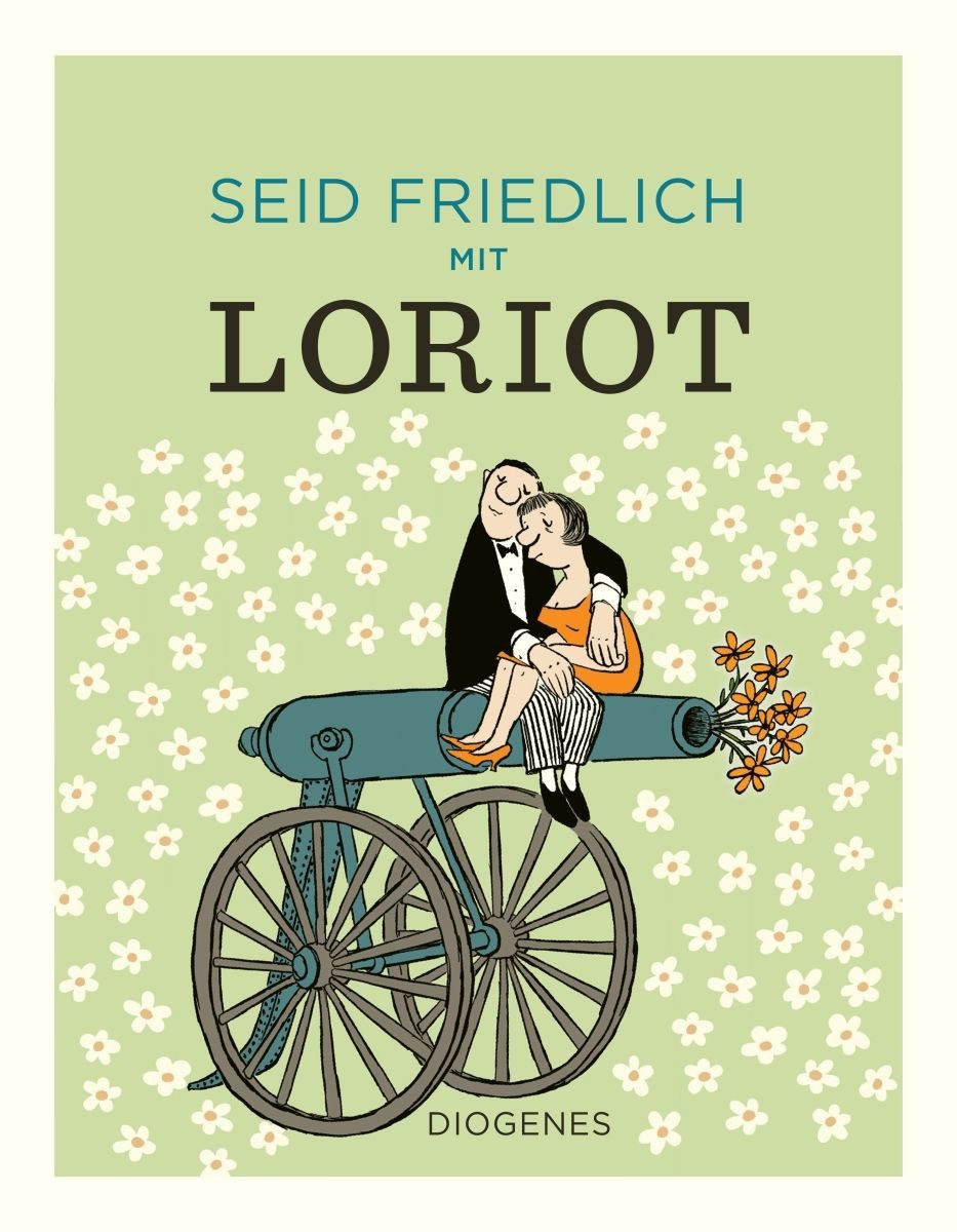 Cartoon Seid friedlich mit Loriot Loriot