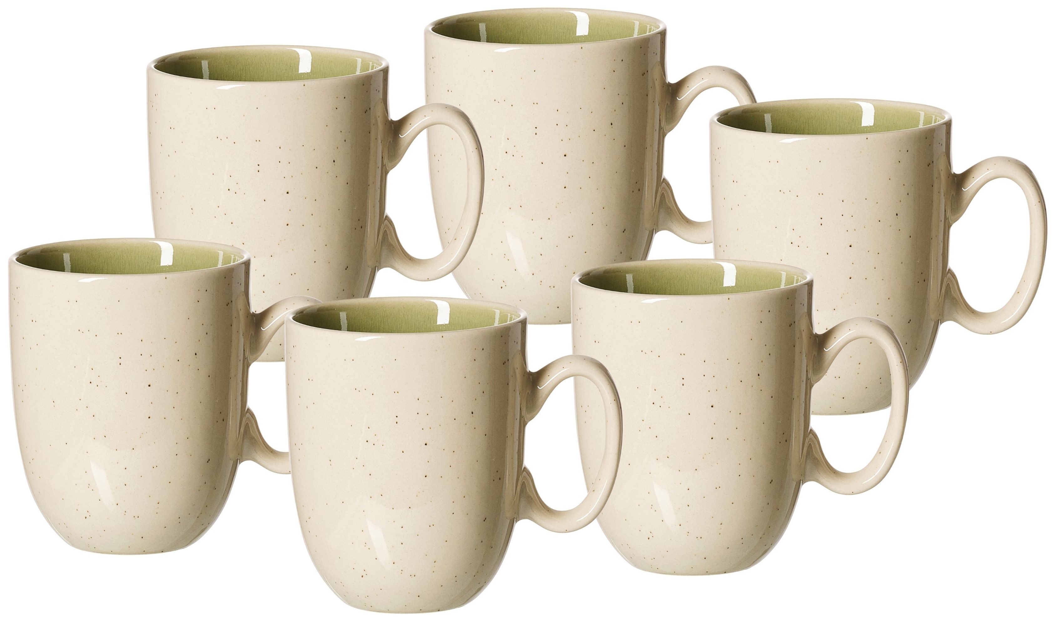 Ritzenhoff & Breker Becher Skog, 6-tlg., Steingut, 6er Set, je 320 ml