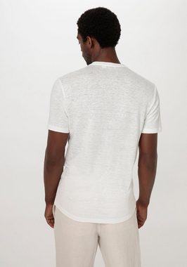 Hessnatur T-Shirt Regular aus reinem Leinen (1-tlg)