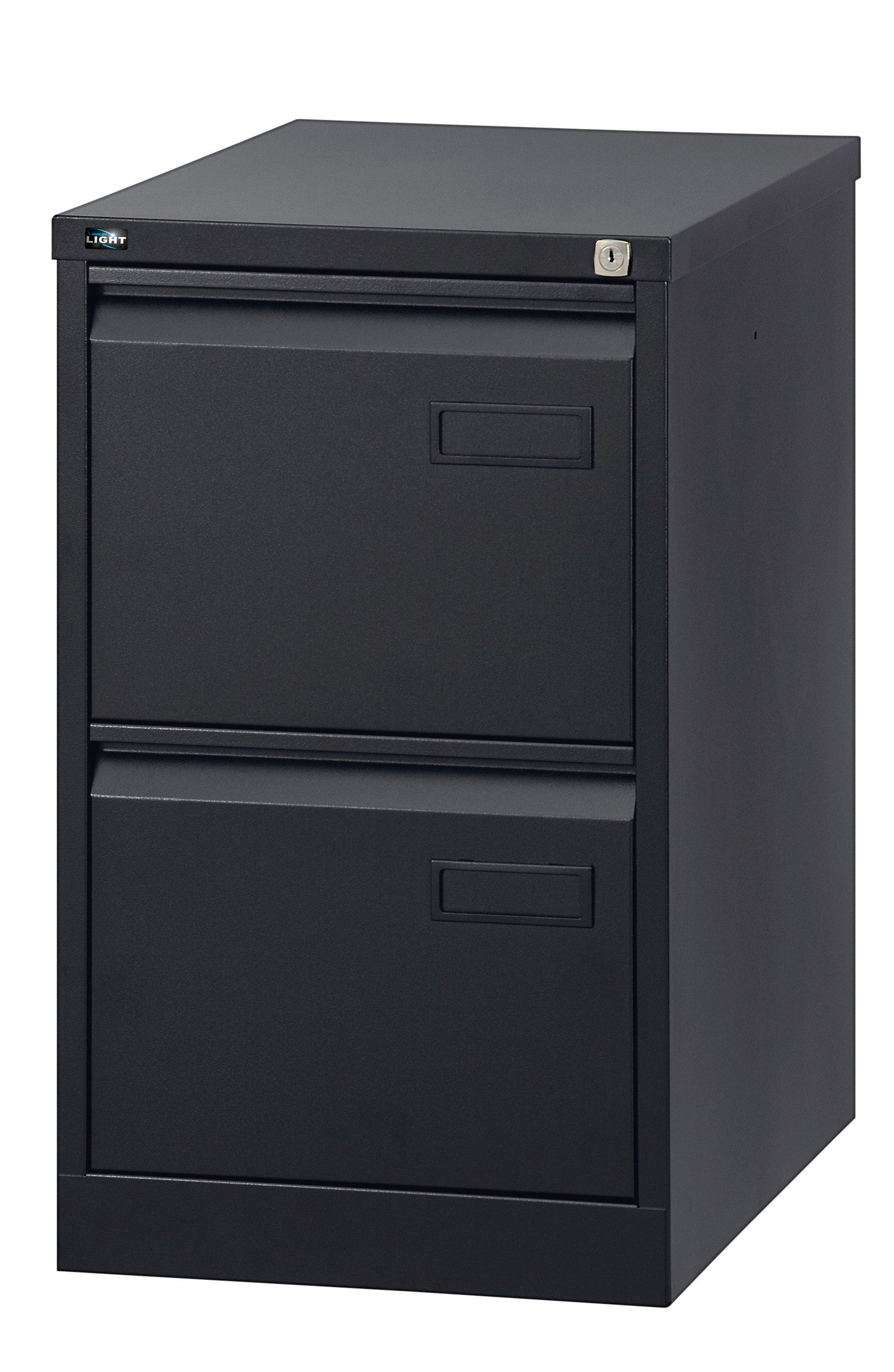 Bisley Hängeregisterschrank Hängeregistraturschrank Light in Schwarz - Maße: H 71 x B 41 x T 62 cm