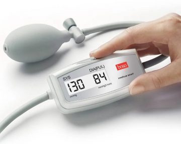 boso Blutdruckmessgerät Medicus Smart Blutdruckmessung mit Arrhythmie-Erkennung, Memomatic für ein schonendes Aufpumpen, Einfache Anwendung, Top für unterwegs