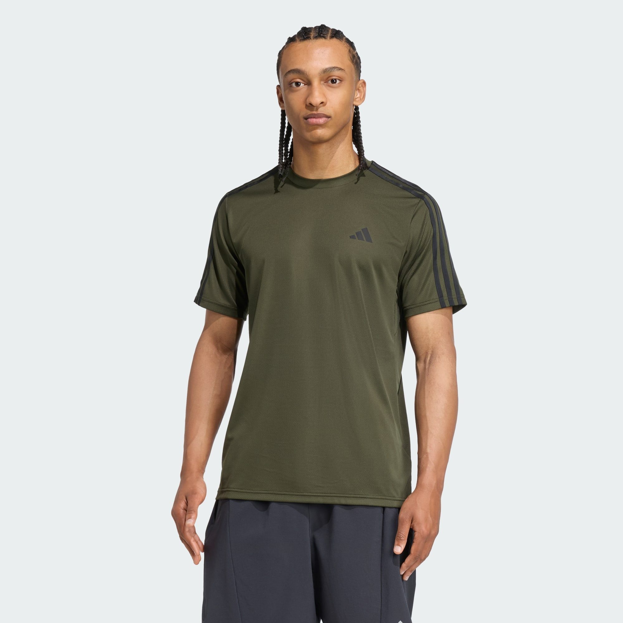 adidas Performance Trainingsshirt TRAIN ESSENTIALS 3-STREIFEN günstig online kaufen