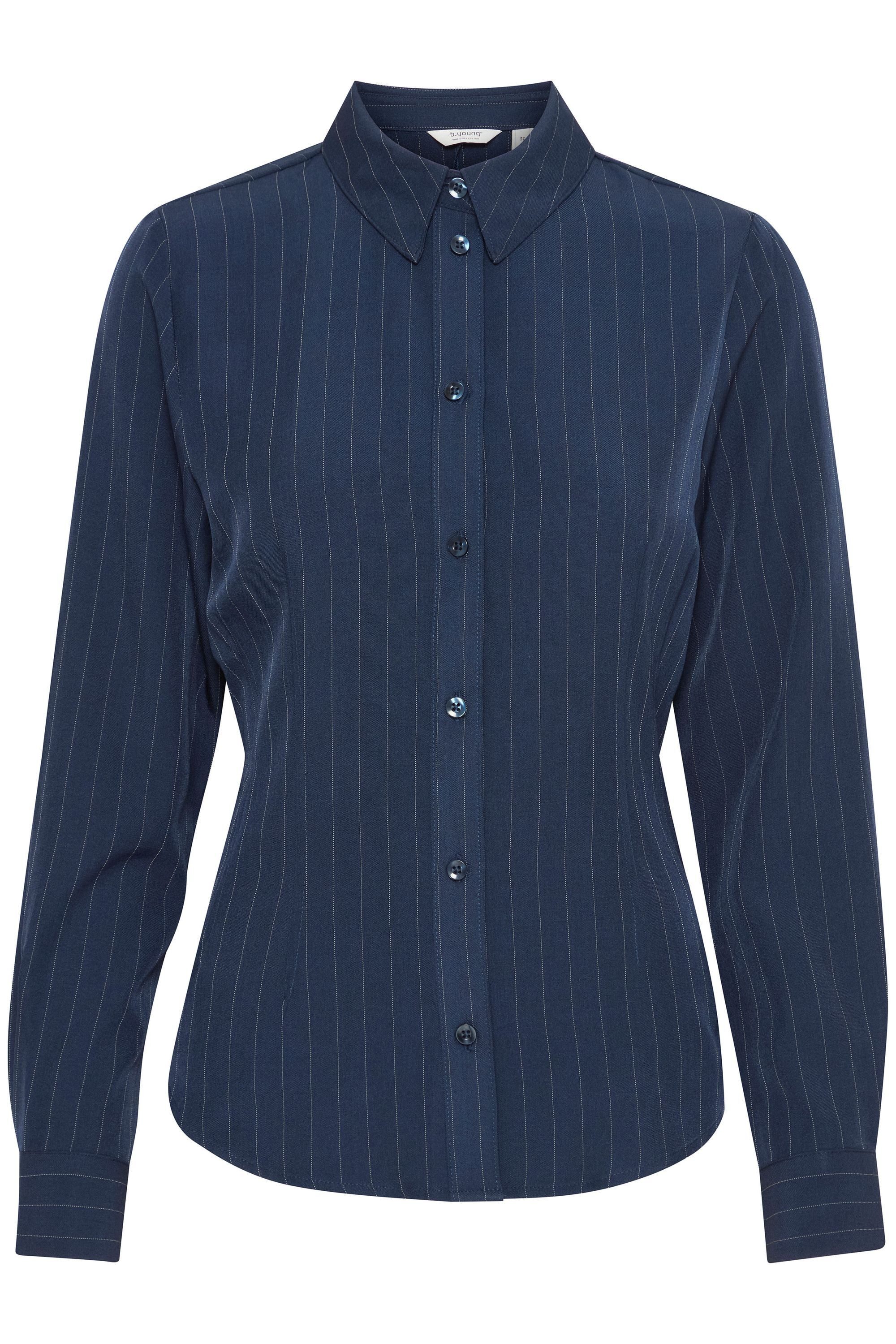 Navy Pinstripe Mix